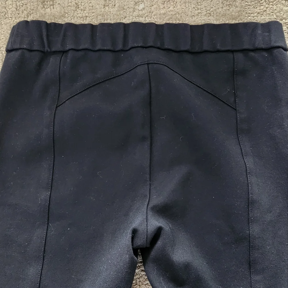 Tory Burch Black Cropped Flare Pants